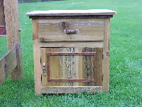 Custom Furniture - Antique Bed Side Table Detail