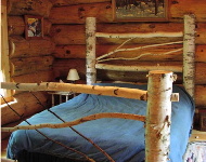 Birch Log Bed