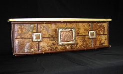Custom Adirondack Furniture - Cornice In Birch and Copper