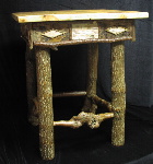 Fine Log Furniture - Table With Birch Legs and Maple Top