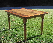 Custom Farm Table - Antique Wood of Oak and Butternet