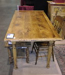 Custom Harvest Table - Reclaimed Lumber of White Pine and Birdseye Oak