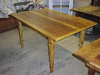 Custom Farm Table - Reclaimed Lumber of Cherry Wood