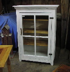 Vanities & Cabinets - White Barnwood Cupboard